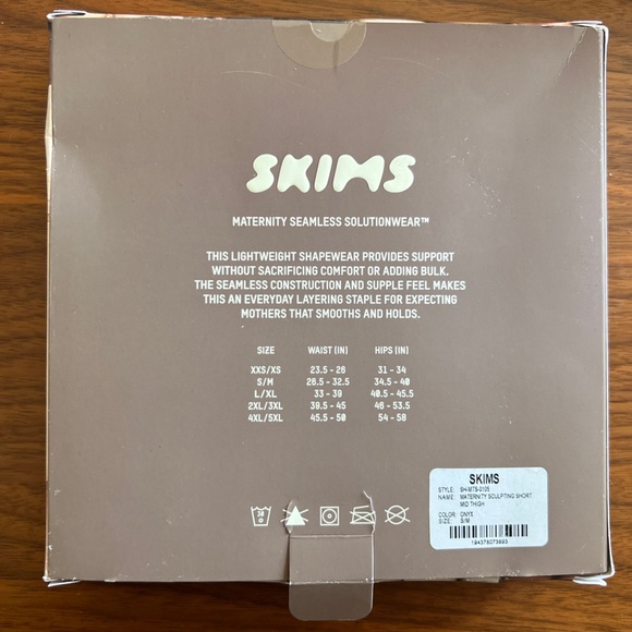 NWT Skims Maternity Sculpting Short - Mid Thigh - Picture 6 of 8